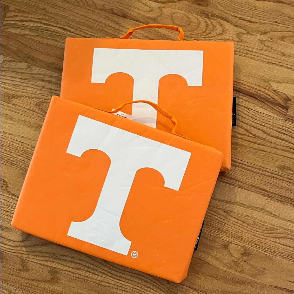 Orange Stadium Seat Cushions by Logo Brands.  University of Tennessee.